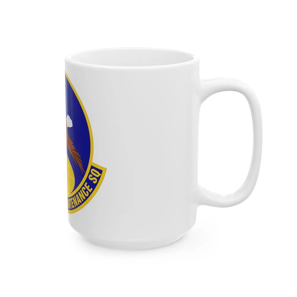 605 Aircraft Maintenance Squadron AMC (U.S. Air Force) White Coffee Mug-Go Mug Yourself