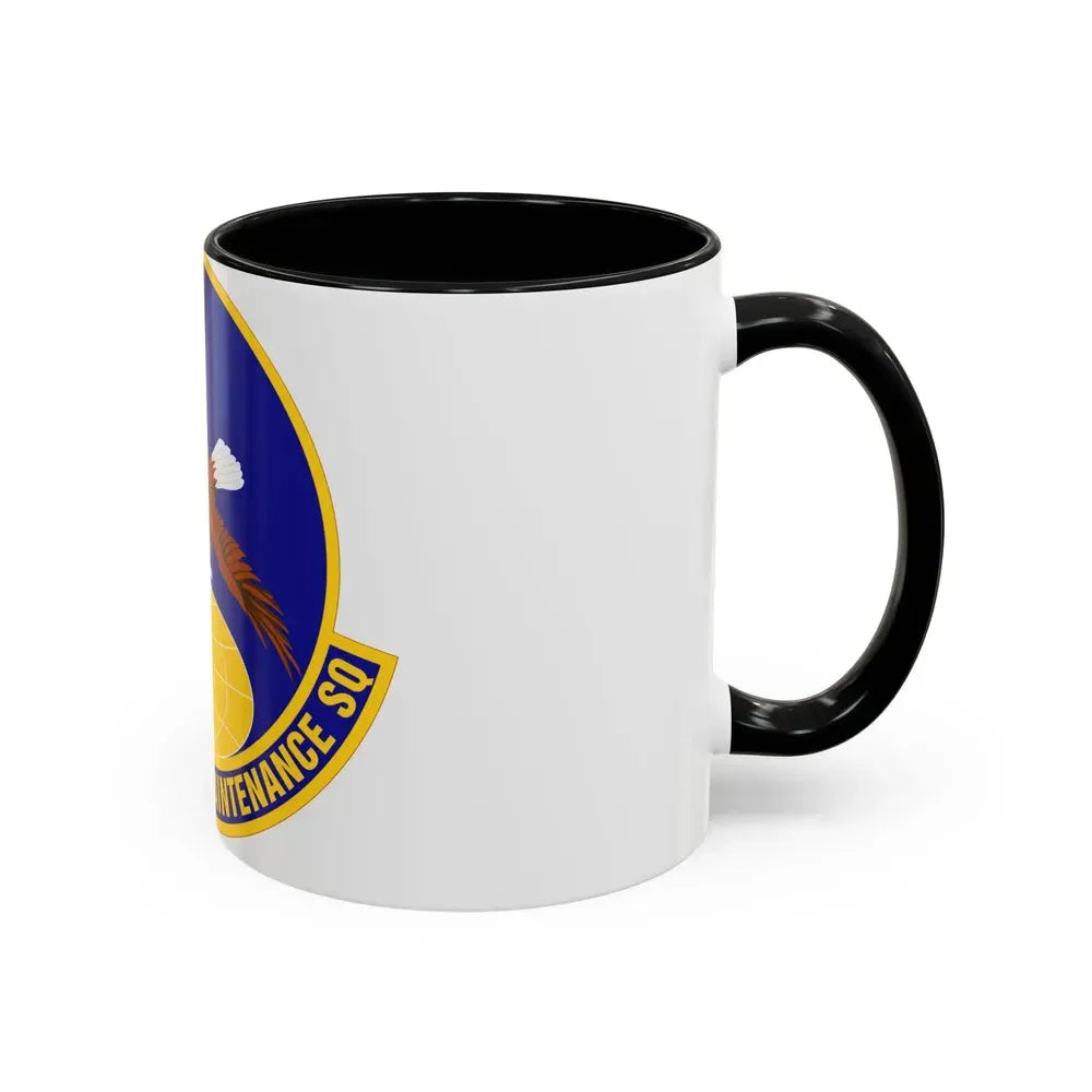 605 Aircraft Maintenance Squadron AMC (U.S. Air Force) Accent Coffee Mug - Go Mug Yourself
