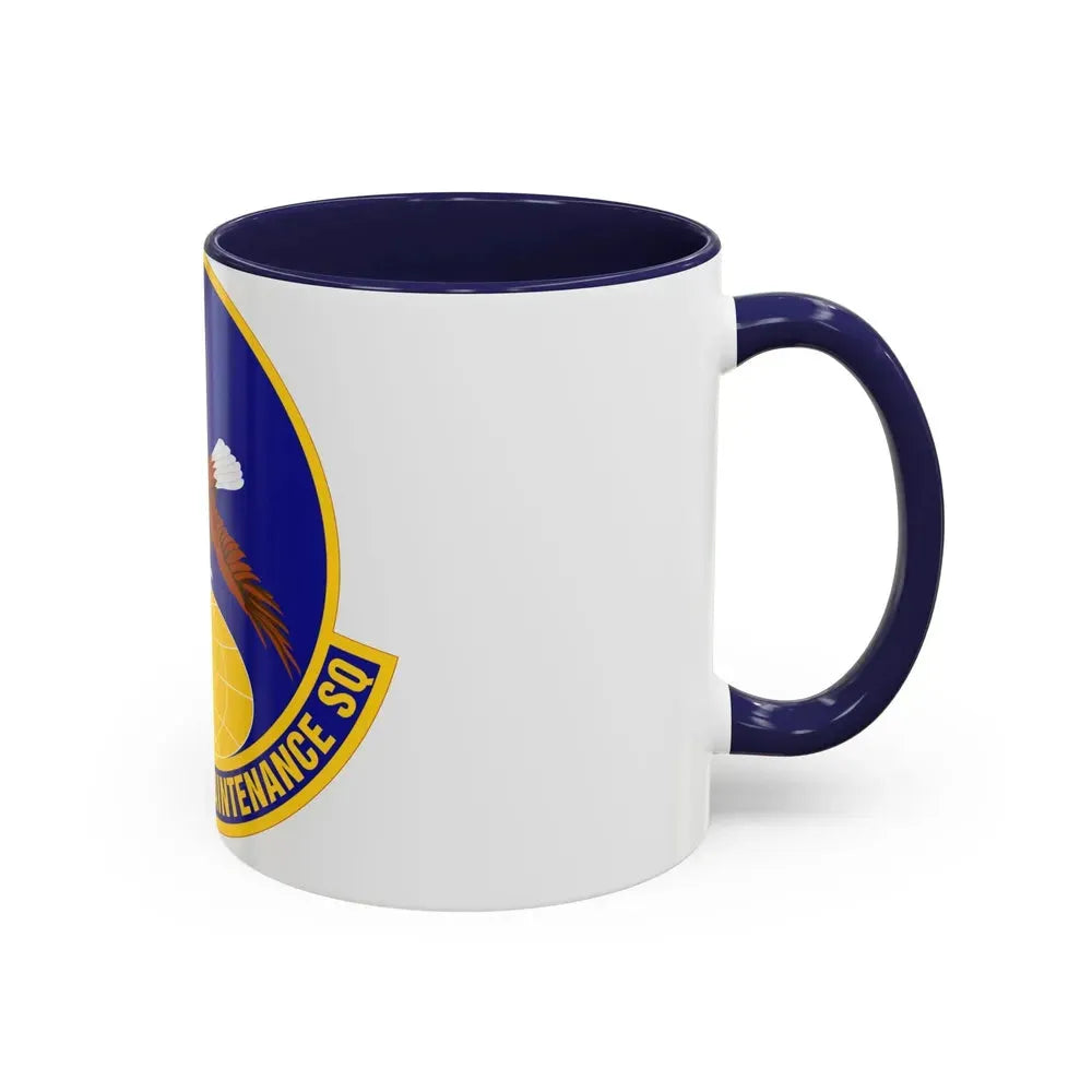 605 Aircraft Maintenance Squadron AMC (U.S. Air Force) Accent Coffee Mug - Go Mug Yourself