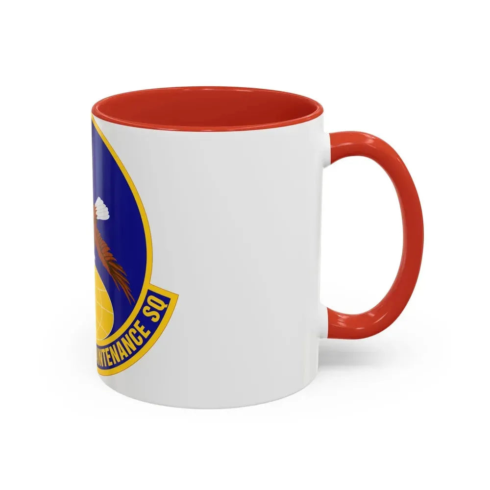 605 Aircraft Maintenance Squadron AMC (U.S. Air Force) Accent Coffee Mug - Go Mug Yourself