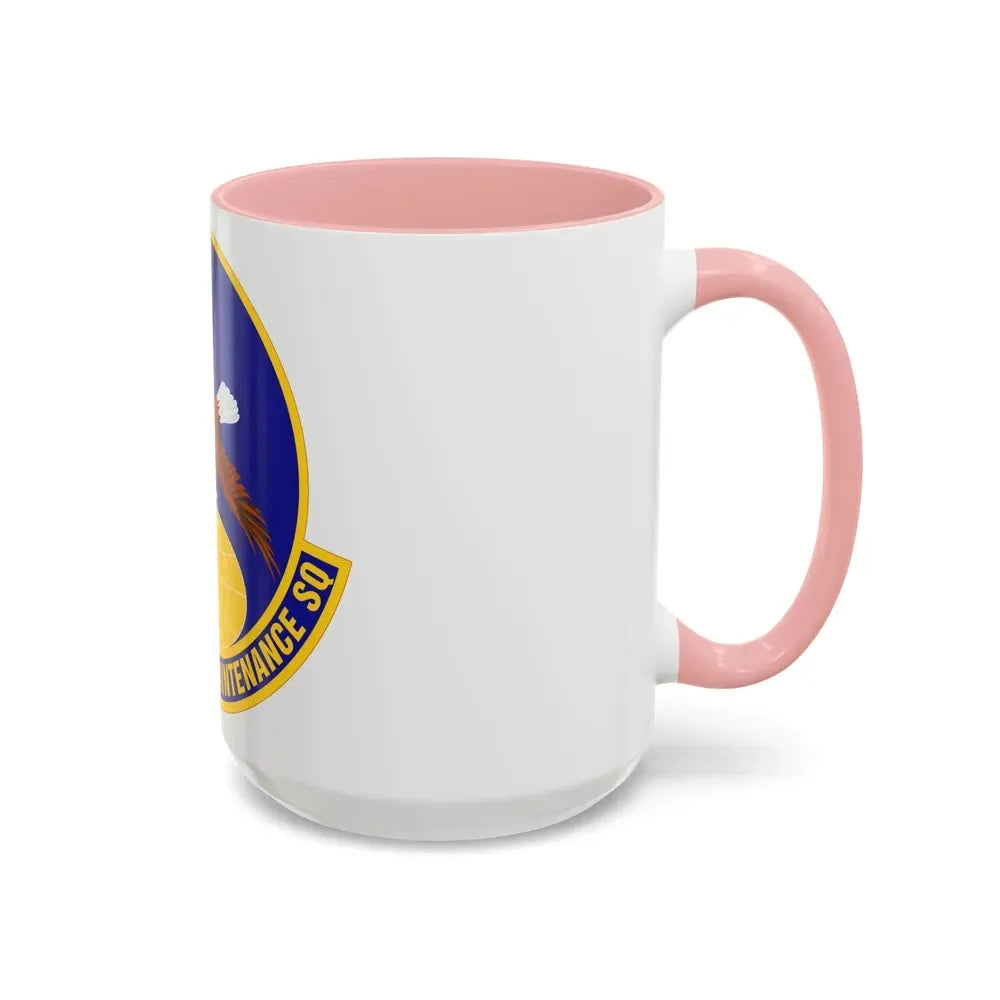 605 Aircraft Maintenance Squadron AMC (U.S. Air Force) Accent Coffee Mug - Go Mug Yourself