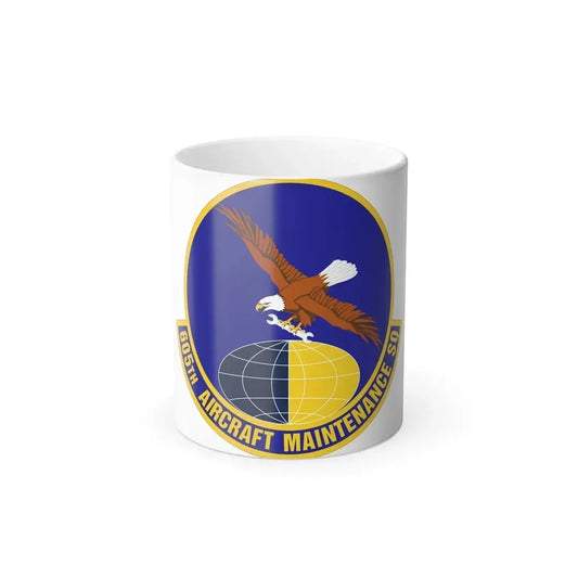 605 Aircraft Maintenance Squadron AMC (U.S. Air Force) Color Changing Coffee Mug 11oz - Go Mug Yourself