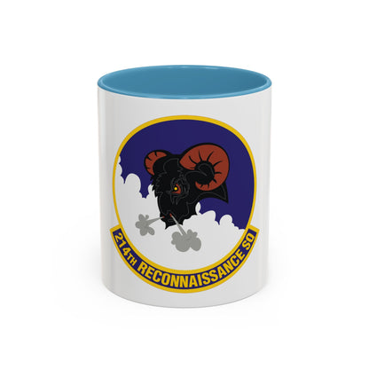 214th Reconnaissance Squadron (U.S. Air Force) Accent Coffee Mug