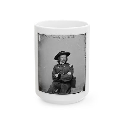 Major General George Armstrong Custer(2) (U.S. Civil War) White Coffee Mug