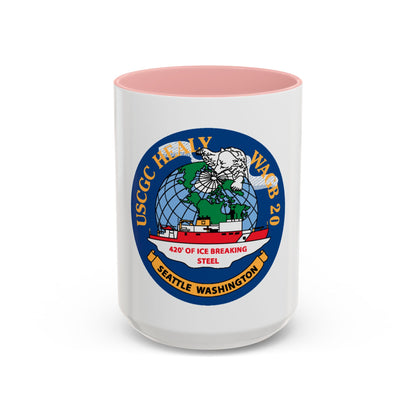 USCGC Healy WAGB 20 Seattle Wash (U.S. Coast Guard) Accent Coffee Mug