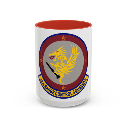 46 Range Control Squadron AFMC (U.S. Air Force) Accent Coffee Mug