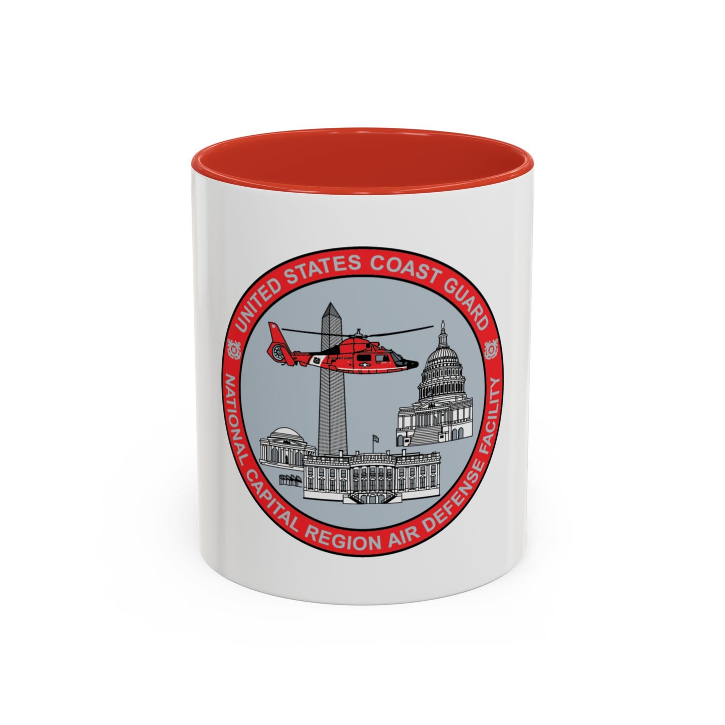 USCG NCR ADF   Nat'l Capital Reg Air Def Fac 2009 (U.S. Coast Guard) Accent Coffee Mug