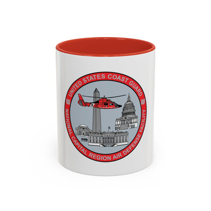 USCG NCR ADF   Nat'l Capital Reg Air Def Fac 2009 (U.S. Coast Guard) Accent Coffee Mug