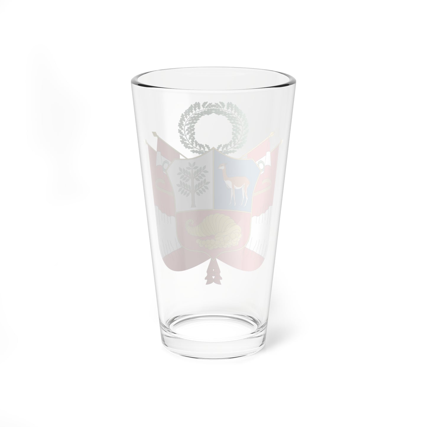 Escudo de la República Peruana 1825-1950 (Peru) (Coat of Arms) Pint Glass 16oz