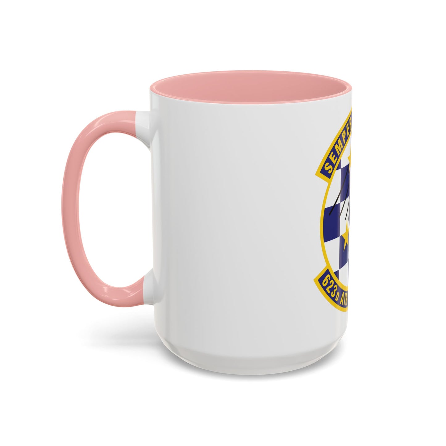 623 Air Control Squadron PACAF (U.S. Air Force) Accent Coffee Mug