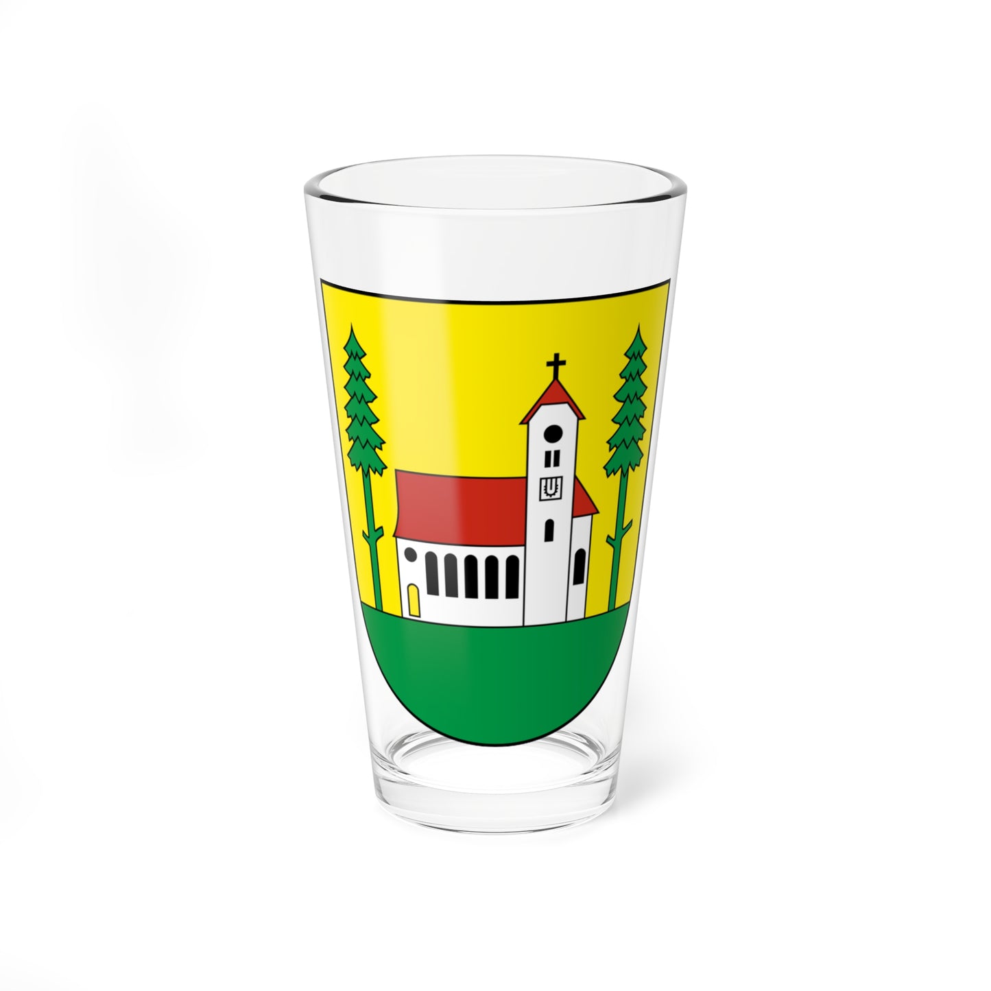 Waldkirch-blazon (Switzerland) (Coat of Arms) Pint Glass 16oz
