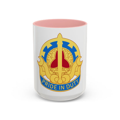 138 Maintenance Battalion (U.S. Army) Accent Coffee Mug