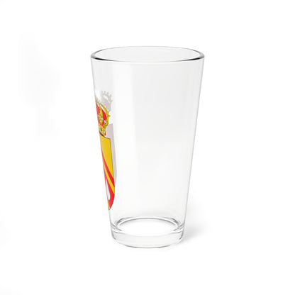 Escudo de Aranda de Moncayo (Spain) (Coat of Arms) Pint Glass 16oz