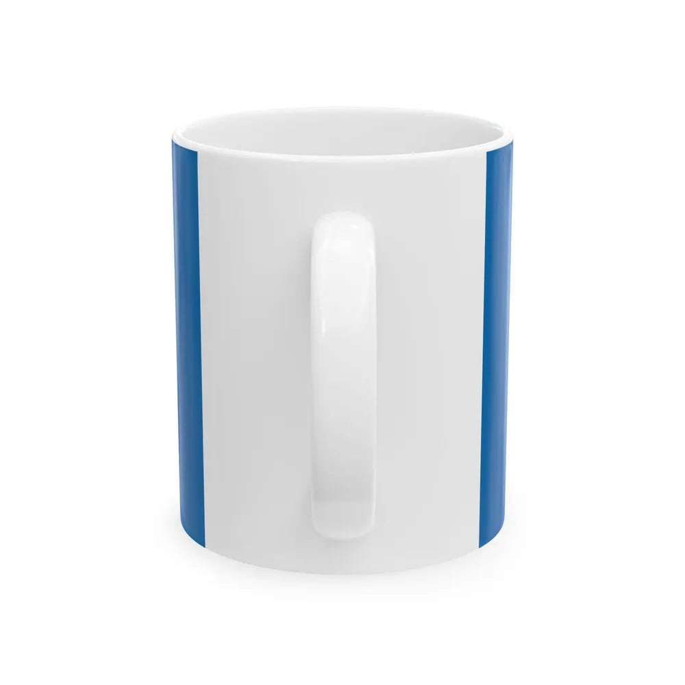 Flag of the City of Zagreb Croatia - White Coffee Mug-Go Mug Yourself