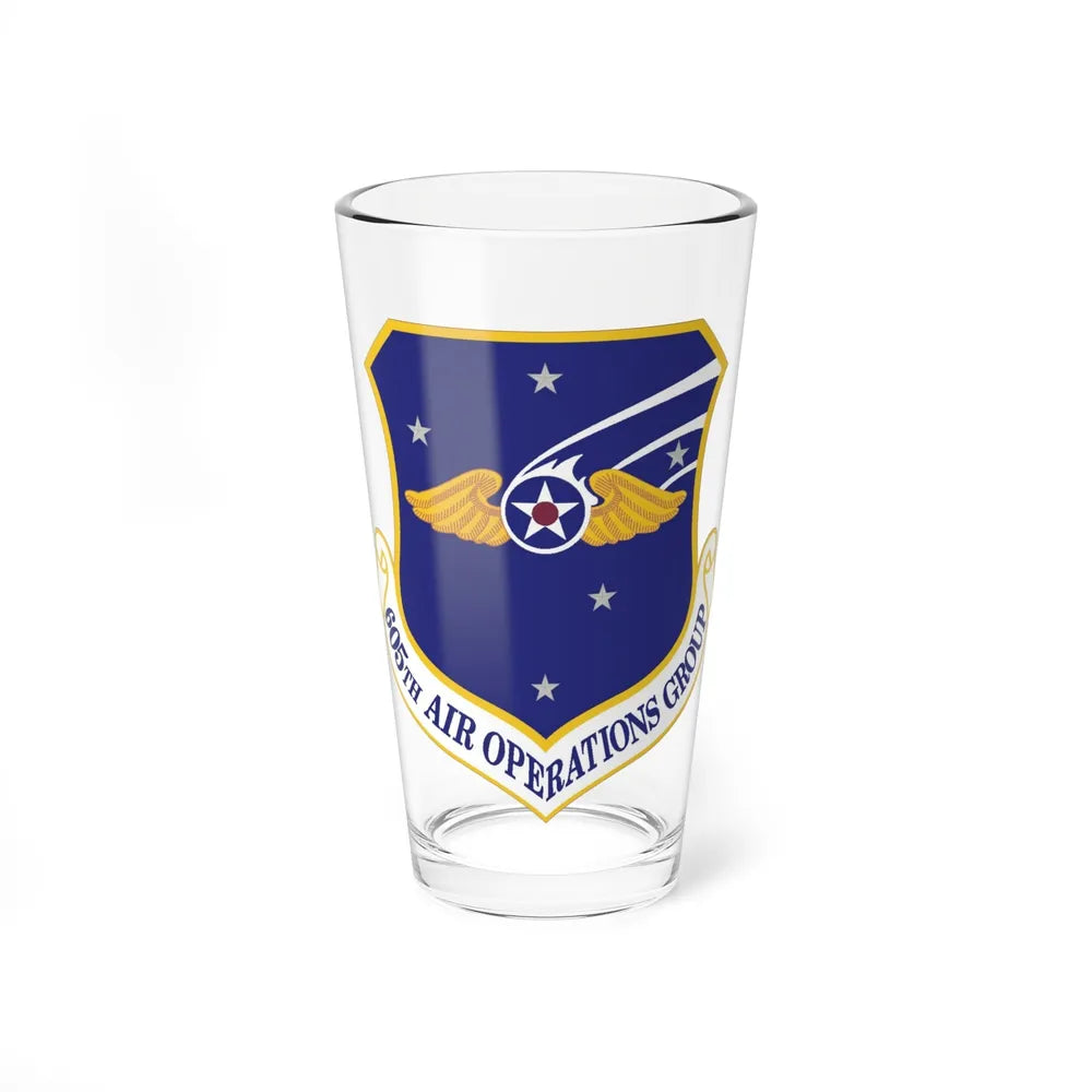 605th Air Operations Group (U.S. Air Force) Pint Glass 16oz-16oz-Go Mug Yourself