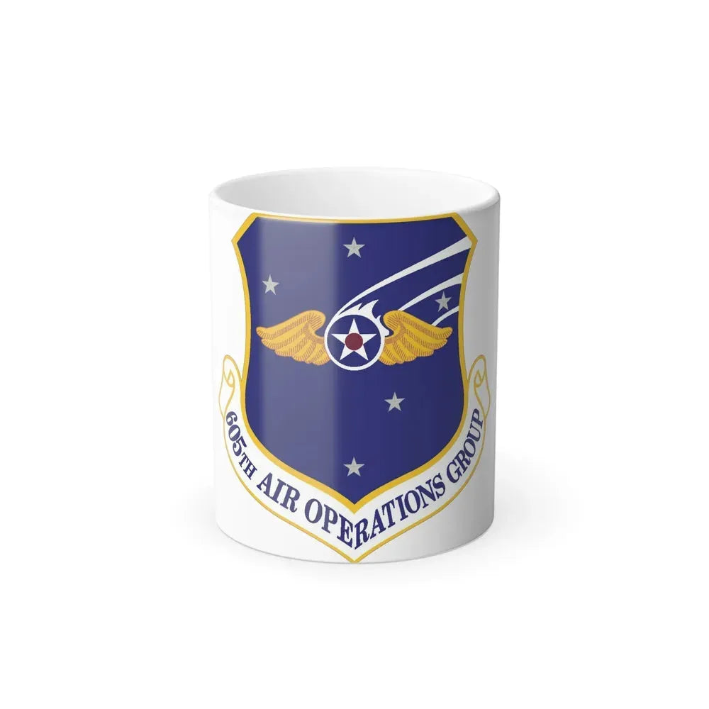 605th Air Operations Group (U.S. Air Force) Color Changing Coffee Mug 11oz - Go Mug Yourself