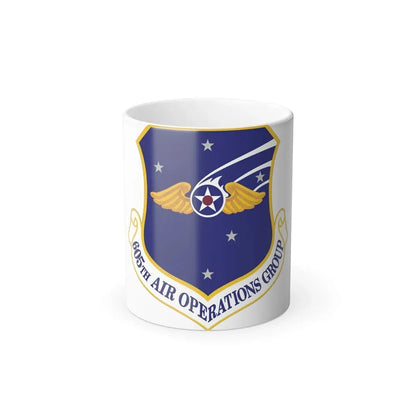 605th Air Operations Group (U.S. Air Force) Color Changing Coffee Mug 11oz - Go Mug Yourself