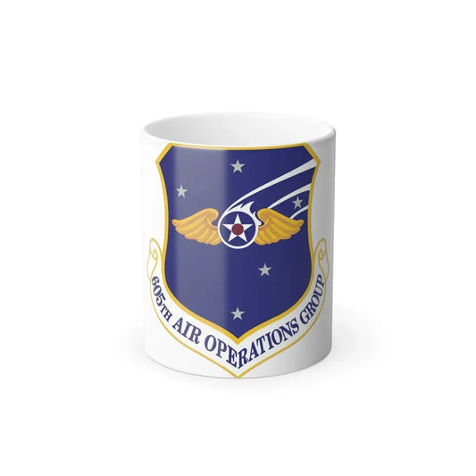605th Air Operations Group (U.S. Air Force) Color Changing Coffee Mug 11oz - Go Mug Yourself