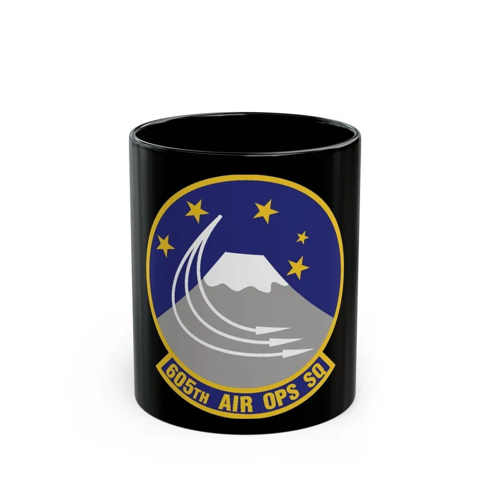 605th Air Operations Squadron (U.S. Air Force) Black Coffee Mug-11oz-Go Mug Yourself