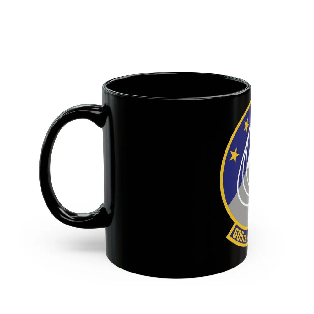 605th Air Operations Squadron (U.S. Air Force) Black Coffee Mug-Go Mug Yourself