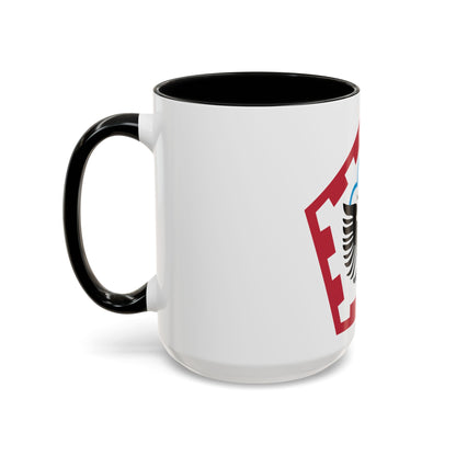 555th Engineer Brigade (U.S. Army) Accent Coffee Mug