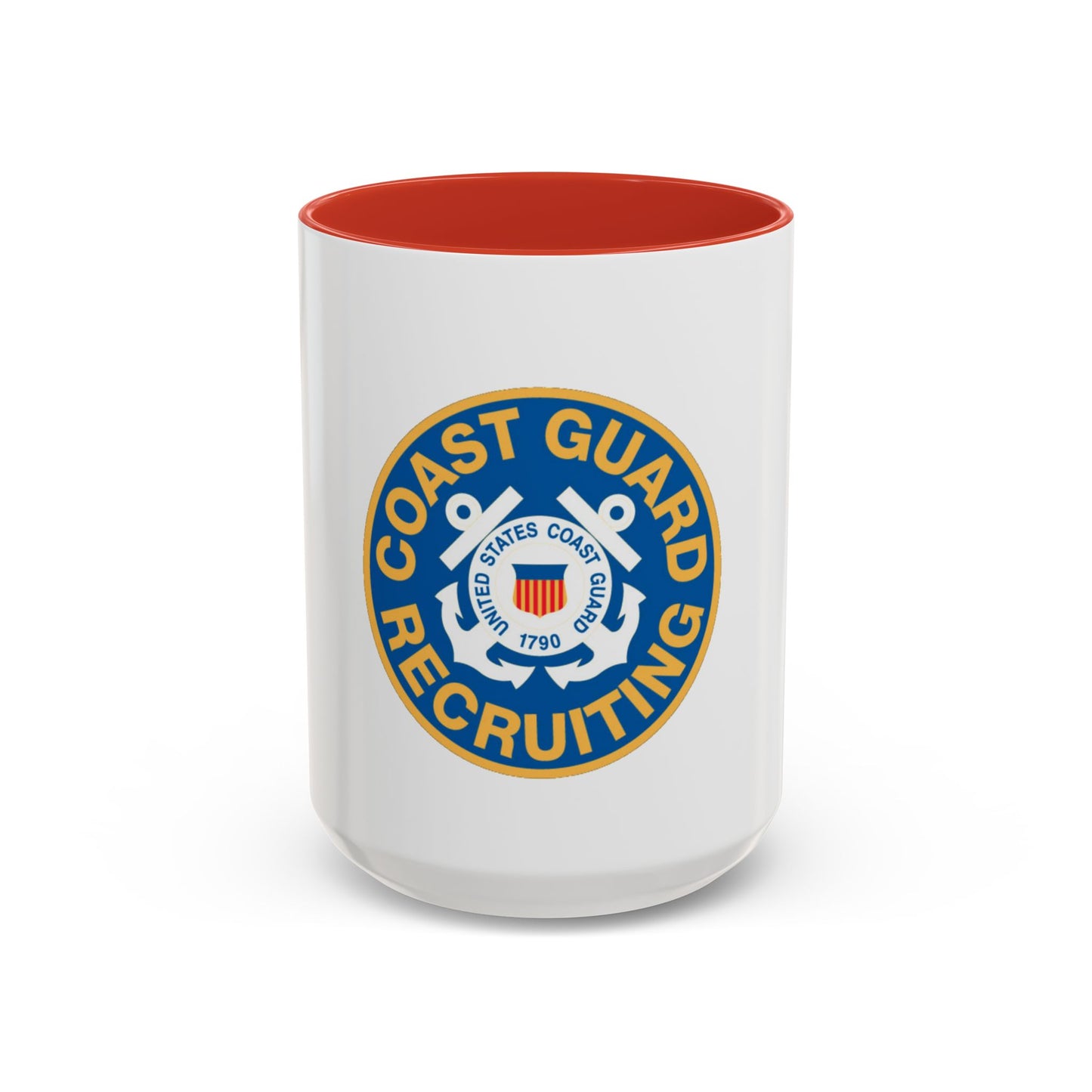 Coast Guard Recruiting (U.S. Coast Guard) Accent Coffee Mug