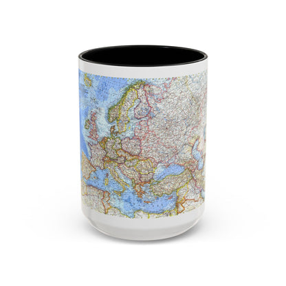 Europe (1962) (Map) Accent Coffee Mug