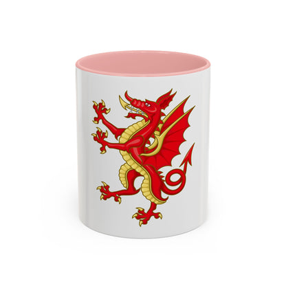 Tudor Dragon Badge - Accent Coffee Mug