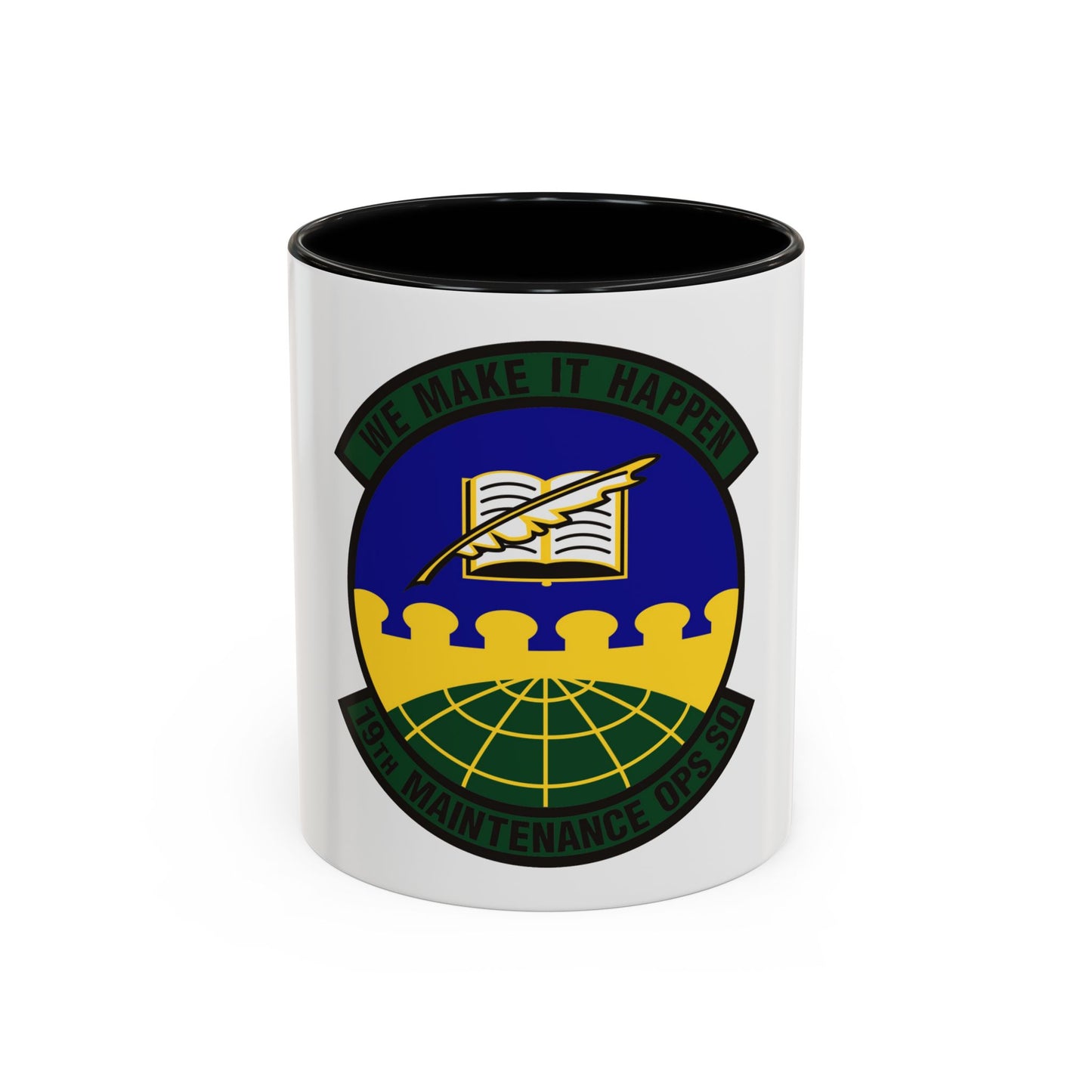 19th Maintenance Operations Squadron (U.S. Air Force) Accent Coffee Mug