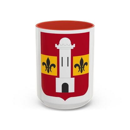740th Antiaircraft Artillery Gun Battalion v2 (U.S. Army) Accent Coffee Mug