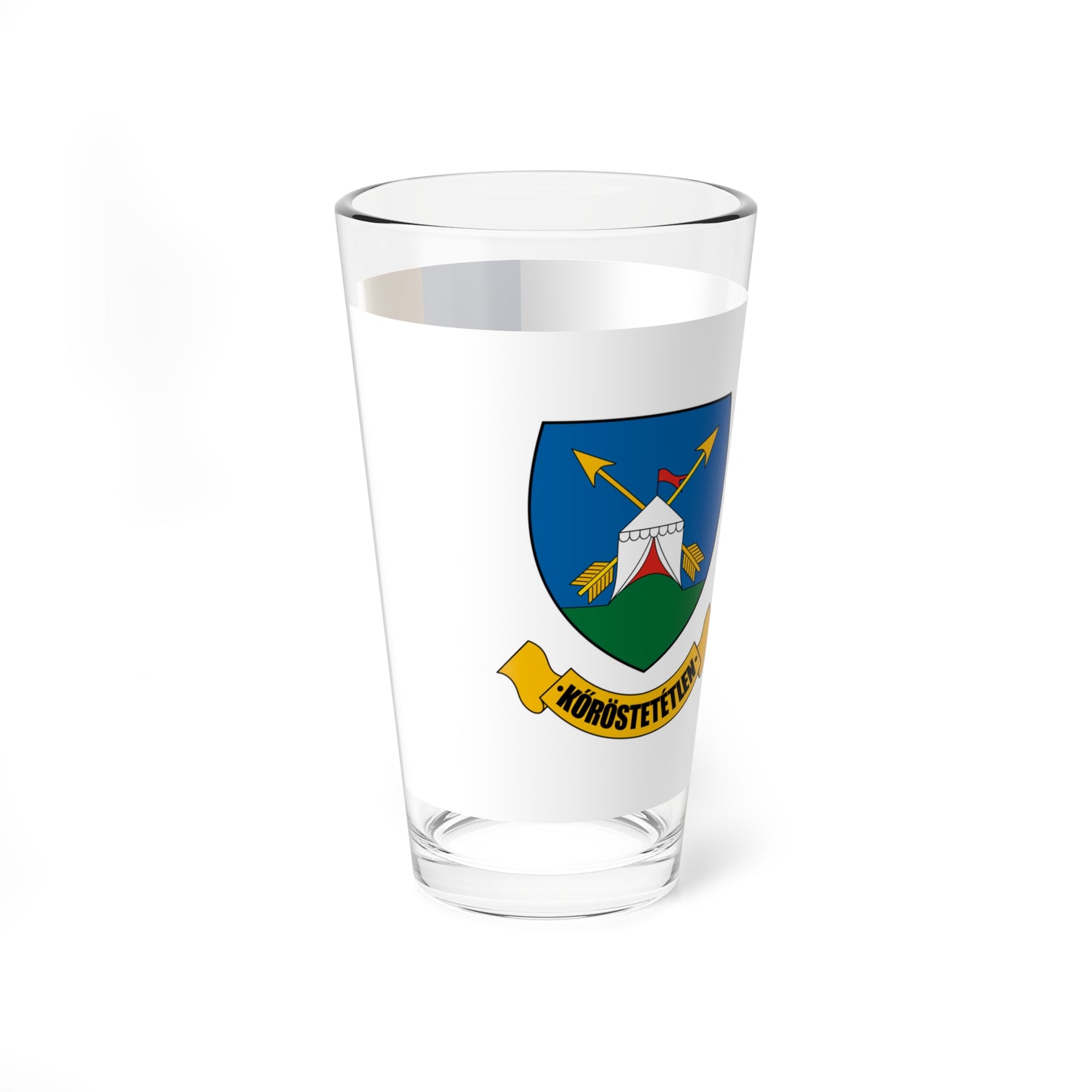 Flag of Korostetetlen (Hungary) Pint Glass 16oz