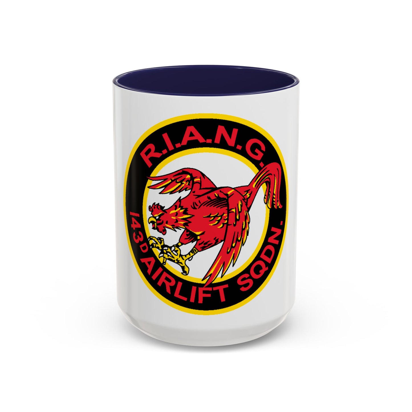 R.I.A.N.G. 143rd Airlift Sq (U.S. Air Force) Accent Coffee Mug