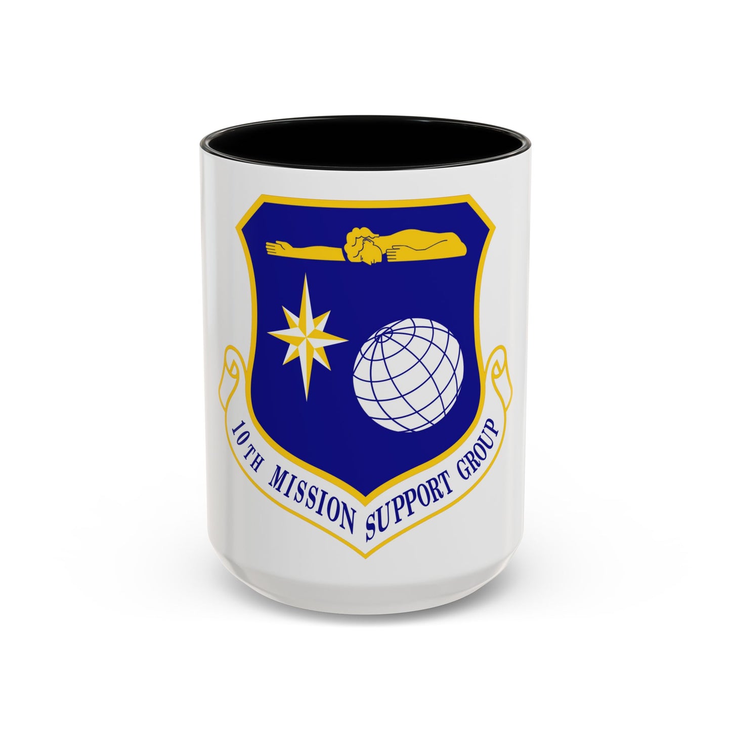 10th Mission Support Group (U.S. Air Force) Accent Coffee Mug
