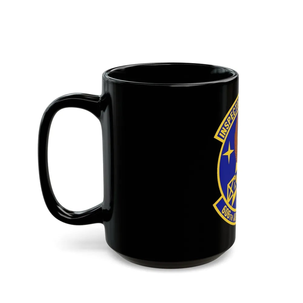 606th Air Control Squadron (U.S. Air Force) Black Coffee Mug-Go Mug Yourself