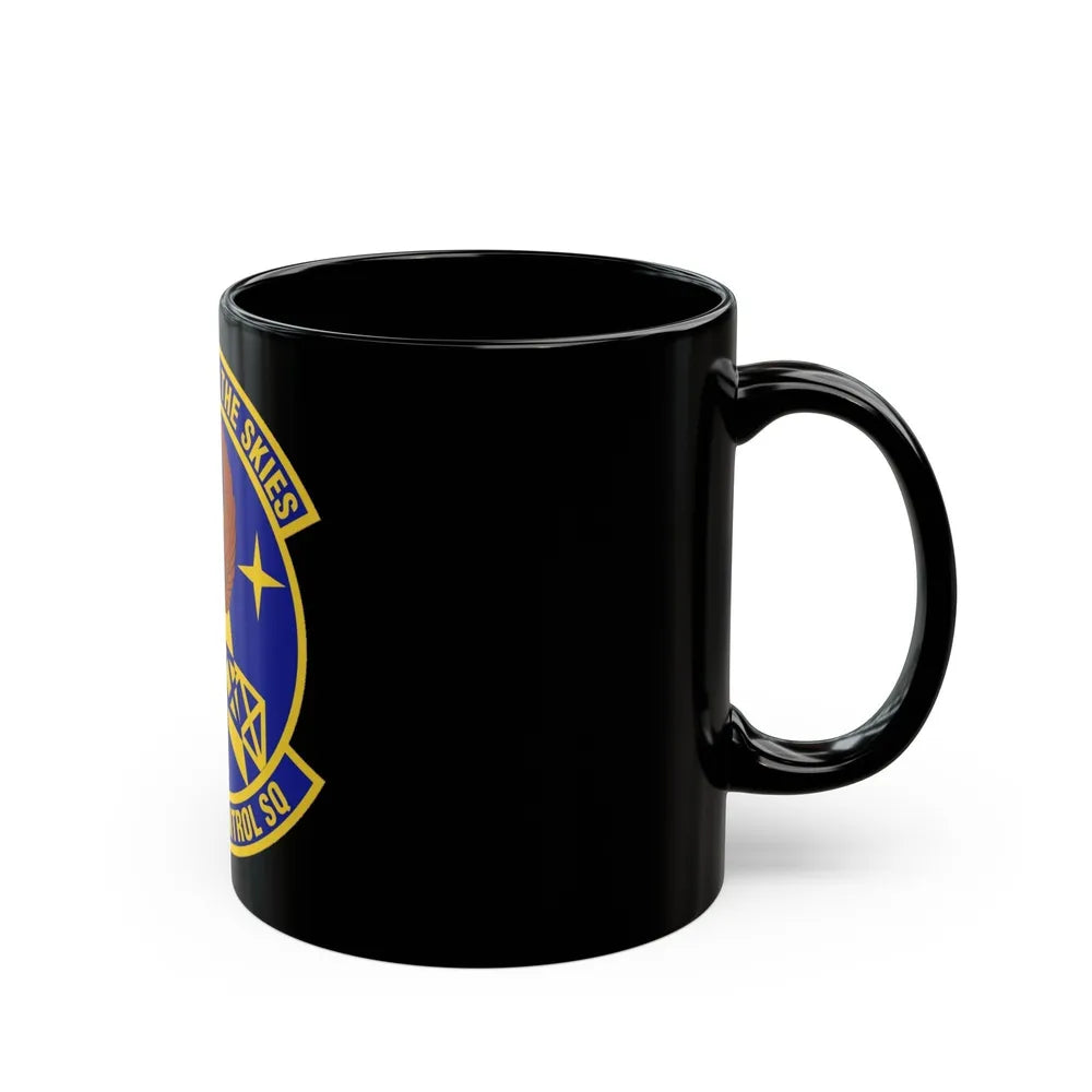 606th Air Control Squadron (U.S. Air Force) Black Coffee Mug-Go Mug Yourself