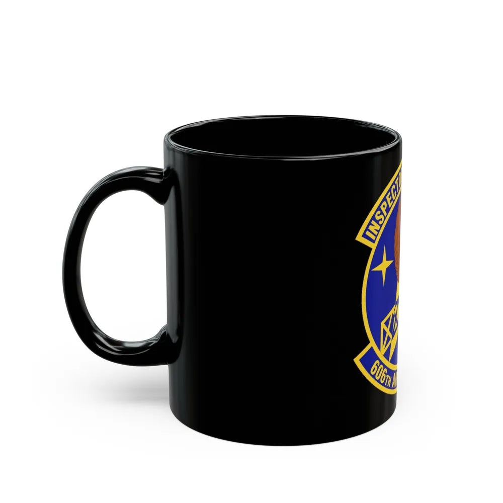 606th Air Control Squadron (U.S. Air Force) Black Coffee Mug-Go Mug Yourself