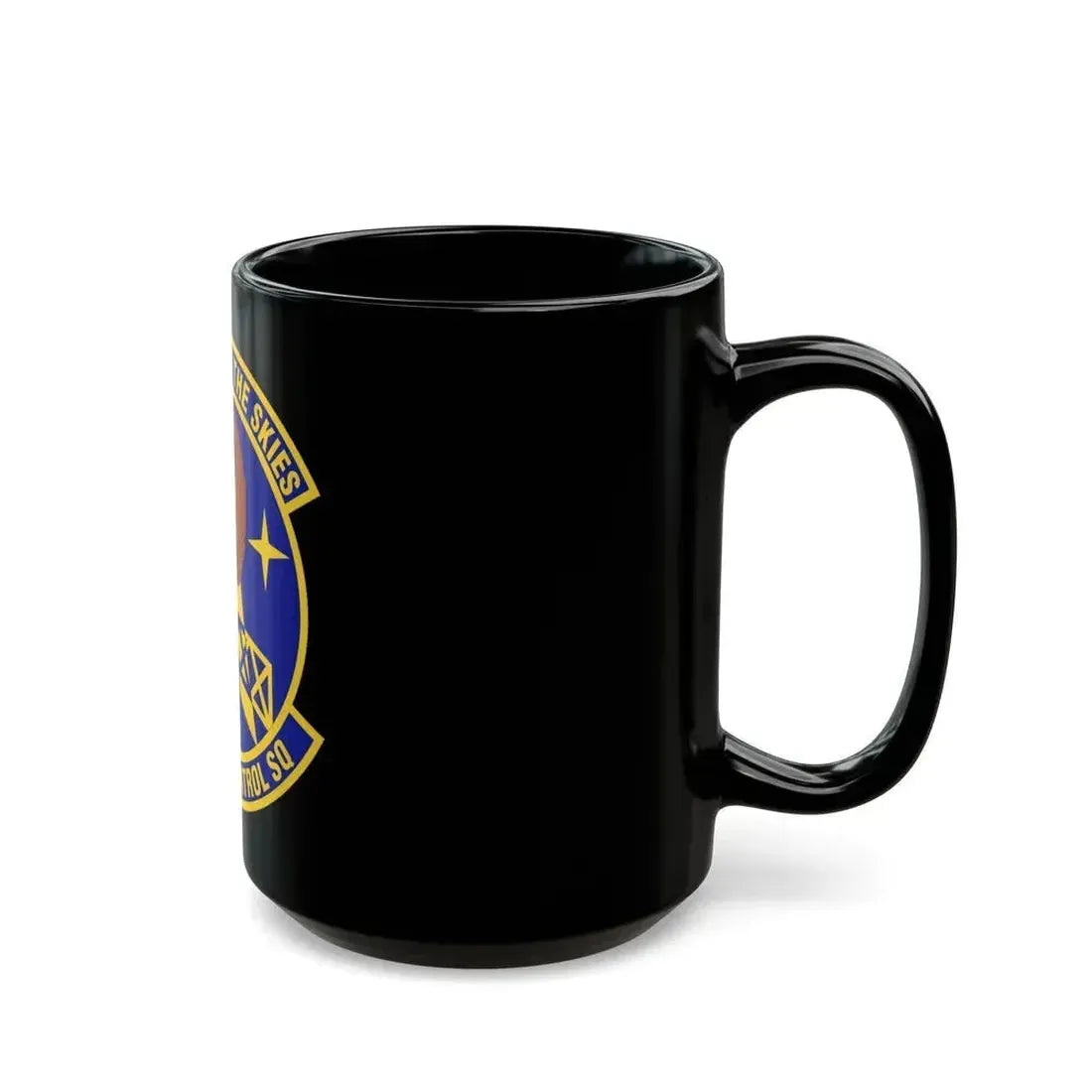606th Air Control Squadron (U.S. Air Force) Black Coffee Mug - Go Mug Yourself