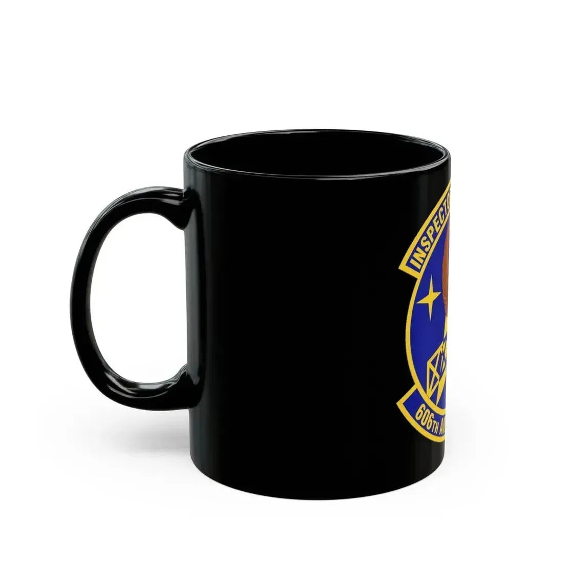 606th Air Control Squadron (U.S. Air Force) Black Coffee Mug - Go Mug Yourself