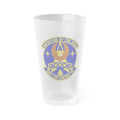 606th Air Control Squadron (U.S. Air Force) Frosted Pint Glass 16oz Default Title - Go Mug Yourself