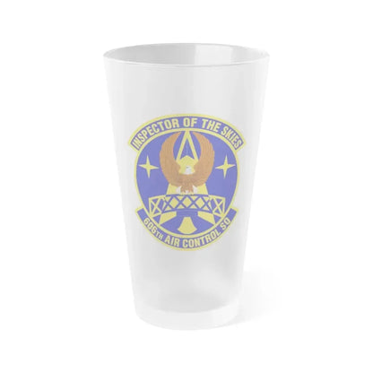 606th Air Control Squadron (U.S. Air Force) Frosted Pint Glass 16oz Default Title - Go Mug Yourself