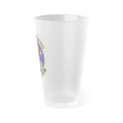 606th Air Control Squadron (U.S. Air Force) Frosted Pint Glass 16oz - Go Mug Yourself