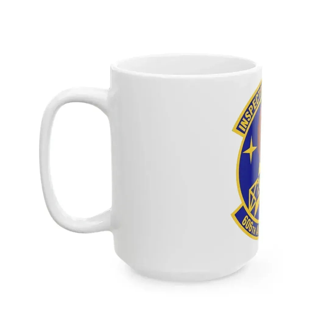606th Air Control Squadron (U.S. Air Force) White Coffee Mug - Go Mug Yourself