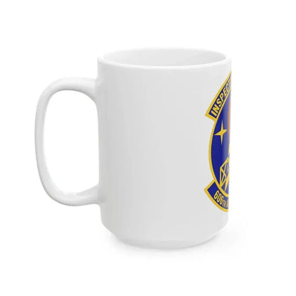 606th Air Control Squadron (U.S. Air Force) White Coffee Mug - Go Mug Yourself