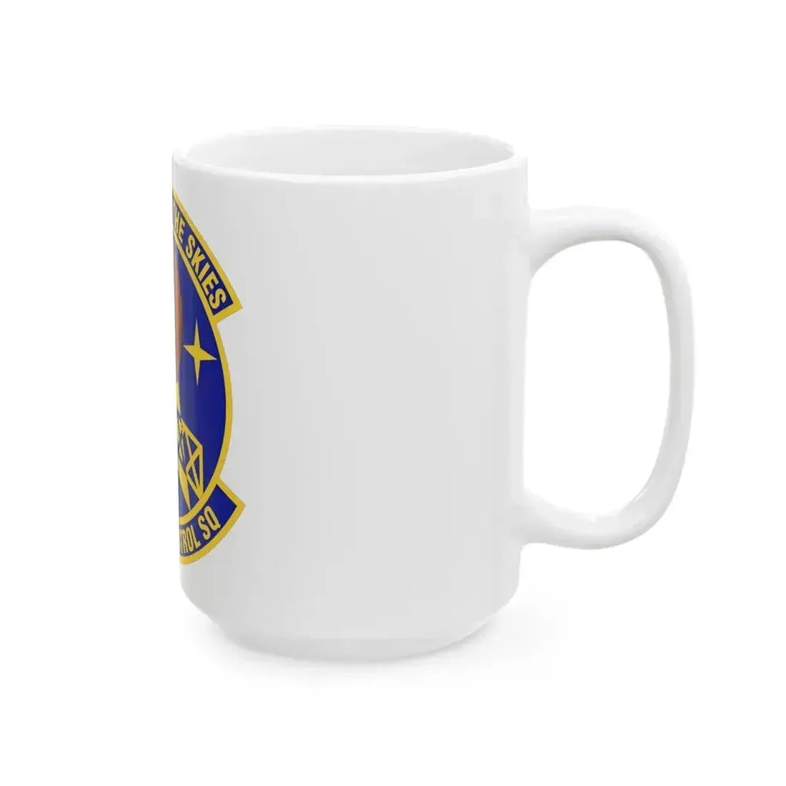 606th Air Control Squadron (U.S. Air Force) White Coffee Mug - Go Mug Yourself