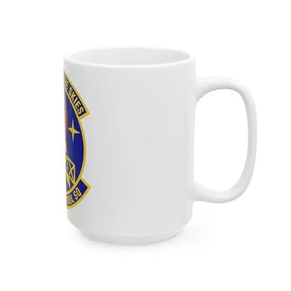 606th Air Control Squadron (U.S. Air Force) White Coffee Mug - Go Mug Yourself