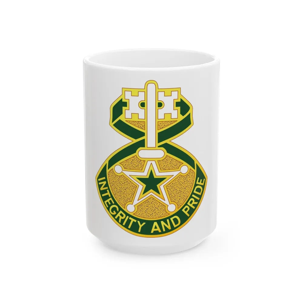 607 Military Police Battalion (U.S. Army) White Coffee Mug-15oz-Go Mug Yourself