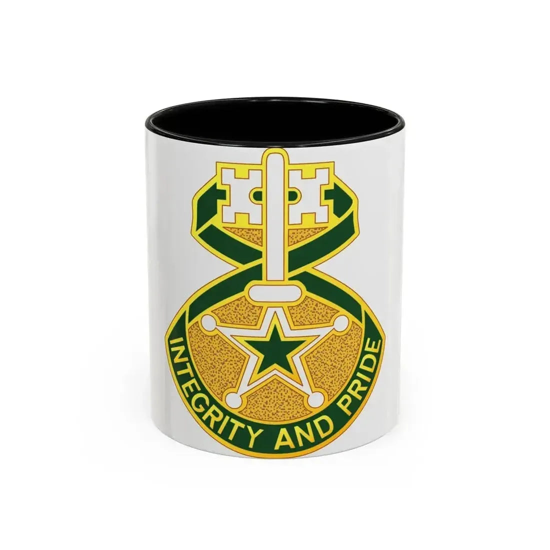 607 Military Police Battalion (U.S. Army) Accent Coffee Mug 11oz Black - Go Mug Yourself