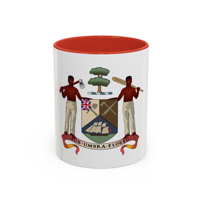 Coat of arms of British Honduras (1907-1967) - Accent Coffee Mug
