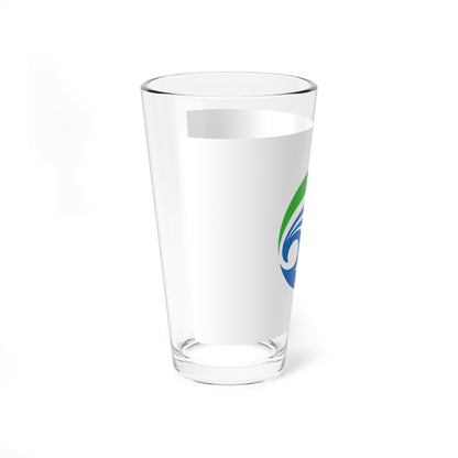 Flag of Omitama Ibaraki (Japan) Pint Glass 16oz
