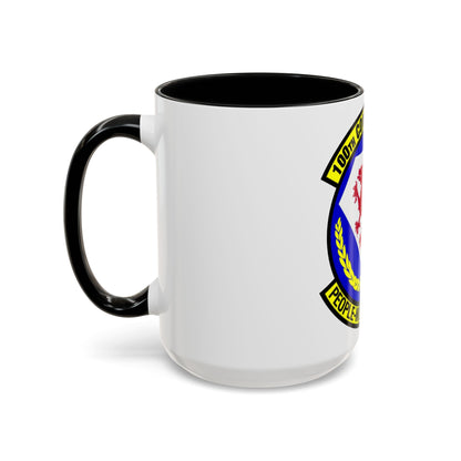 100 Comptroller Squadron USAFE (U.S. Air Force) Accent Coffee Mug